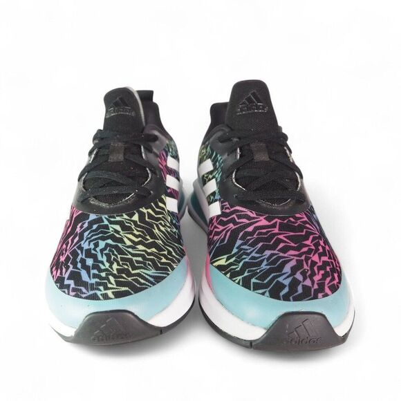 Adidas Fortarun Running Sneakers Black / Multicolor H04113 Youth 6 - Picture 3 of 11